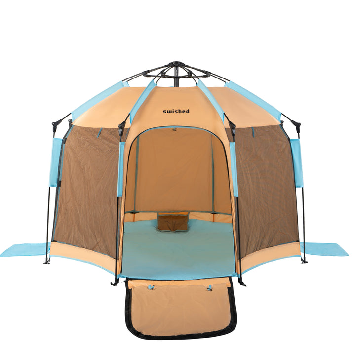 Swished Tent + Free Sand Pegs Deal